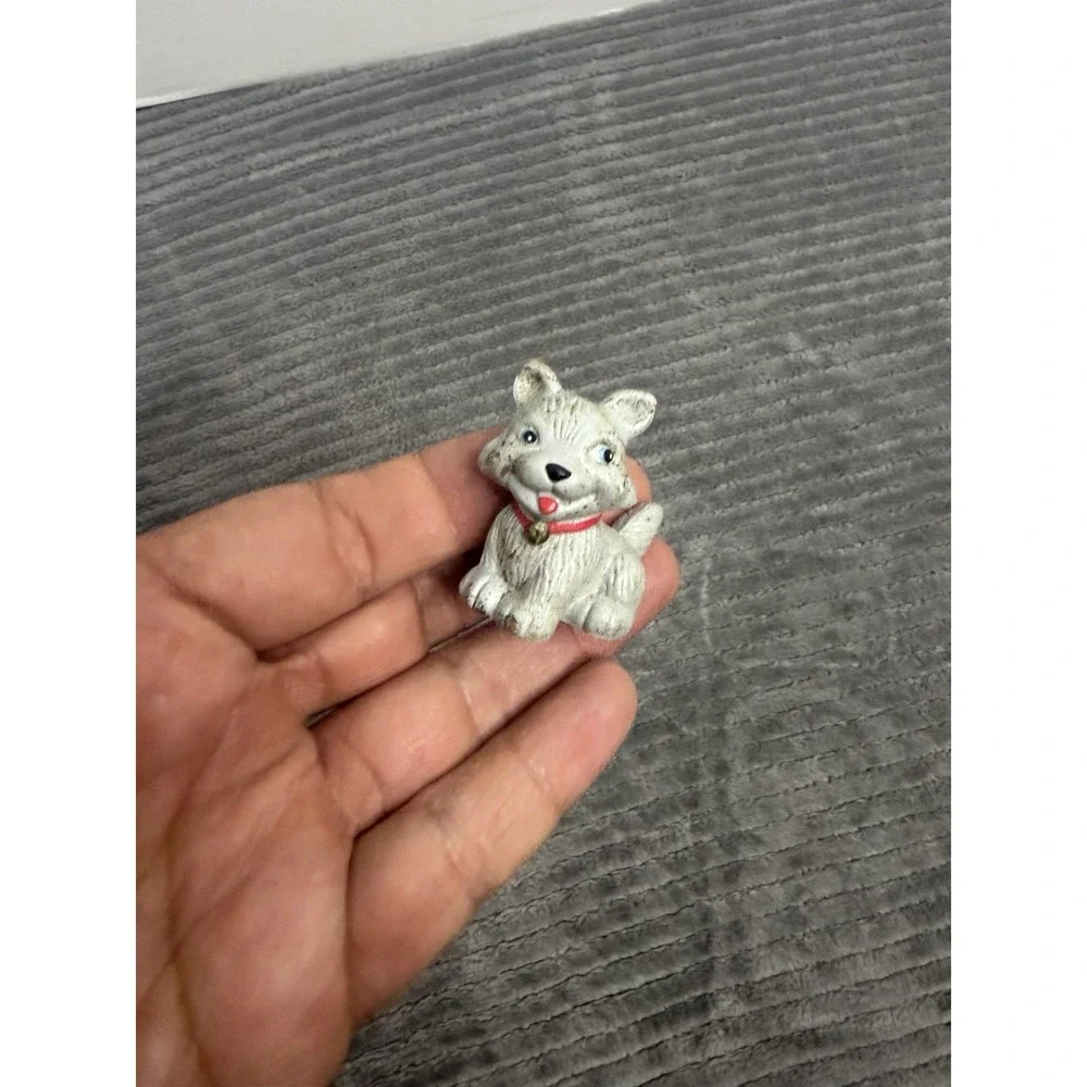 Jasman Vintage My Precious Littlest Pet Shop Gray Puppy Dog Figure